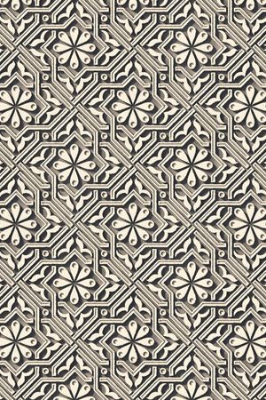 Moroccan stucco wall design