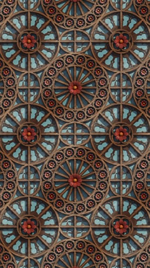 In a Dusty old Bookshop - Ceiling - Fabric Design